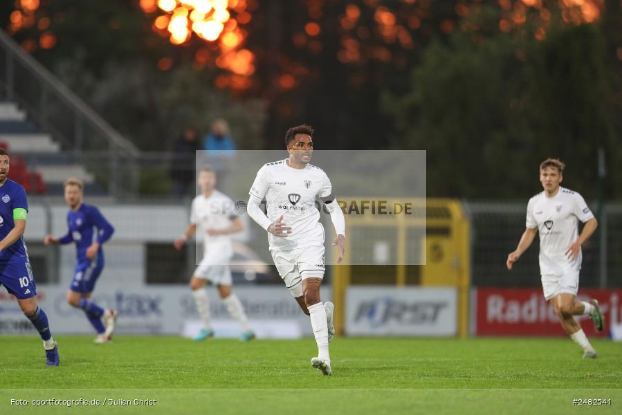 sport, action, Stadion am Schönbusch, SVA, SV Viktoria Aschaffenburg, Regionalliga Bayern, Fussball, FCS, BFV, Aschaffenburg, 31. Spieltag, 25.04.2025, 1. FC Schweinfurt 1905 - Bild-ID: 2482541