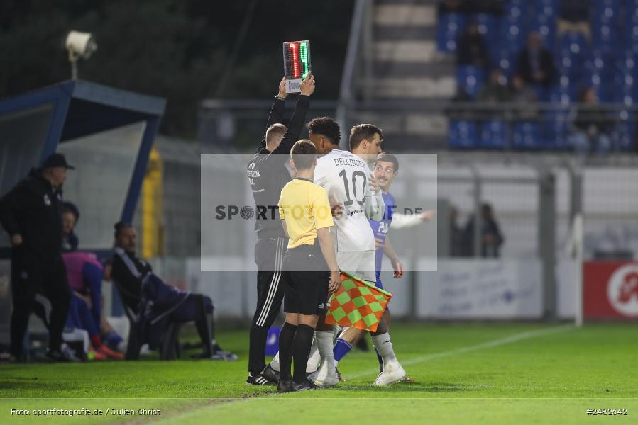 sport, action, Stadion am Schönbusch, SVA, SV Viktoria Aschaffenburg, Regionalliga Bayern, Fussball, FCS, BFV, Aschaffenburg, 31. Spieltag, 25.04.2025, 1. FC Schweinfurt 1905 - Bild-ID: 2482642