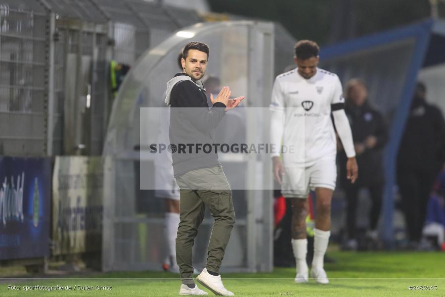 sport, action, Stadion am Schönbusch, SVA, SV Viktoria Aschaffenburg, Regionalliga Bayern, Fussball, FCS, BFV, Aschaffenburg, 31. Spieltag, 25.04.2025, 1. FC Schweinfurt 1905 - Bild-ID: 2482643