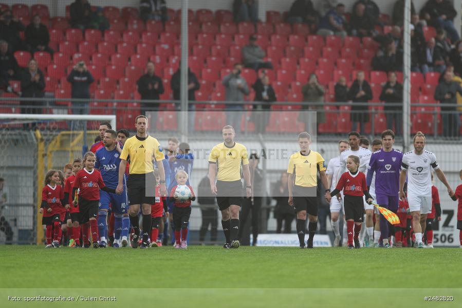 sport, action, Stadion am Schönbusch, SVA, SV Viktoria Aschaffenburg, Regionalliga Bayern, Fussball, FCS, BFV, Aschaffenburg, 31. Spieltag, 25.04.2025, 1. FC Schweinfurt 1905 - Bild-ID: 2482820