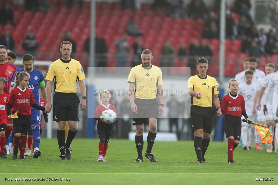 sport, action, Stadion am Schönbusch, SVA, SV Viktoria Aschaffenburg, Regionalliga Bayern, Fussball, FCS, BFV, Aschaffenburg, 31. Spieltag, 25.04.2025, 1. FC Schweinfurt 1905 - Bild-ID: 2482823