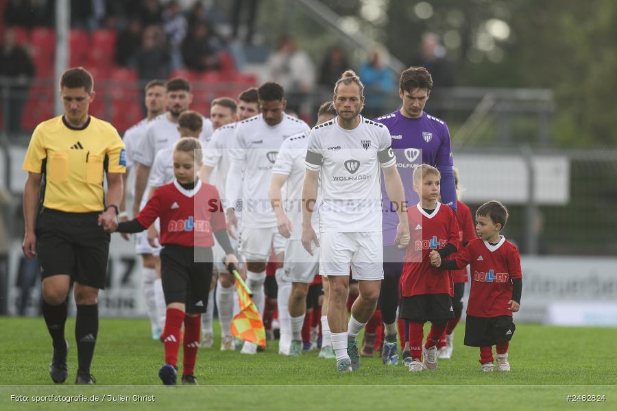 sport, action, Stadion am Schönbusch, SVA, SV Viktoria Aschaffenburg, Regionalliga Bayern, Fussball, FCS, BFV, Aschaffenburg, 31. Spieltag, 25.04.2025, 1. FC Schweinfurt 1905 - Bild-ID: 2482824