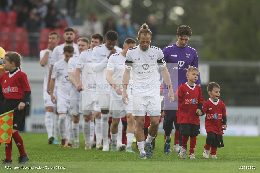 sport, action, Stadion am Schönbusch, SVA, SV Viktoria Aschaffenburg, Regionalliga Bayern, Fussball, FCS, BFV, Aschaffenburg, 31. Spieltag, 25.04.2025, 1. FC Schweinfurt 1905 - Bild-ID: 2482826
