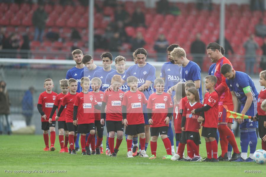 sport, action, Stadion am Schönbusch, SVA, SV Viktoria Aschaffenburg, Regionalliga Bayern, Fussball, FCS, BFV, Aschaffenburg, 31. Spieltag, 25.04.2025, 1. FC Schweinfurt 1905 - Bild-ID: 2482828