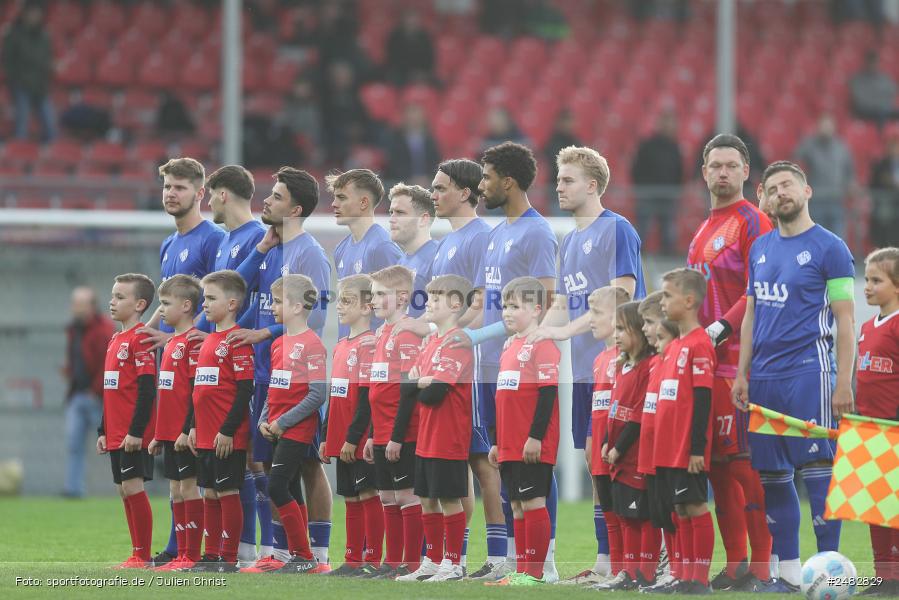 sport, action, Stadion am Schönbusch, SVA, SV Viktoria Aschaffenburg, Regionalliga Bayern, Fussball, FCS, BFV, Aschaffenburg, 31. Spieltag, 25.04.2025, 1. FC Schweinfurt 1905 - Bild-ID: 2482829