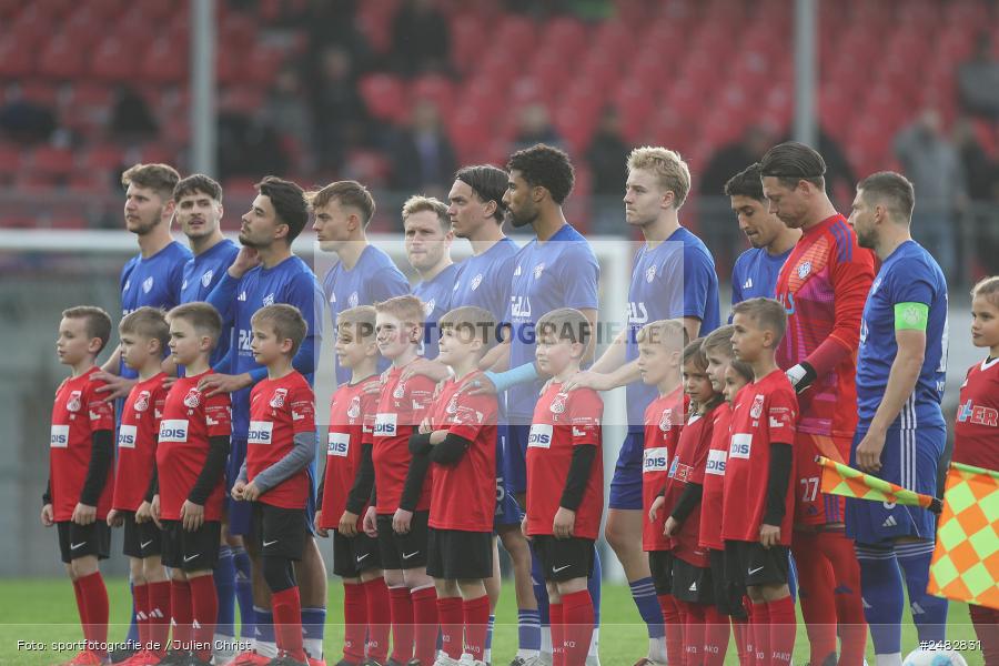 sport, action, Stadion am Schönbusch, SVA, SV Viktoria Aschaffenburg, Regionalliga Bayern, Fussball, FCS, BFV, Aschaffenburg, 31. Spieltag, 25.04.2025, 1. FC Schweinfurt 1905 - Bild-ID: 2482831