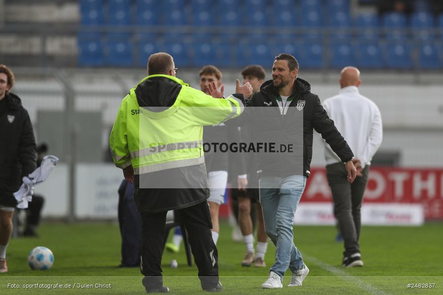 sport, action, Stadion am Schönbusch, SVA, SV Viktoria Aschaffenburg, Regionalliga Bayern, Fussball, FCS, BFV, Aschaffenburg, 31. Spieltag, 25.04.2025, 1. FC Schweinfurt 1905 - Bild-ID: 2482837