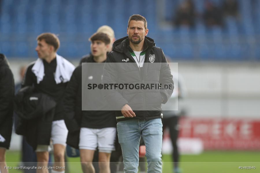 sport, action, Stadion am Schönbusch, SVA, SV Viktoria Aschaffenburg, Regionalliga Bayern, Fussball, FCS, BFV, Aschaffenburg, 31. Spieltag, 25.04.2025, 1. FC Schweinfurt 1905 - Bild-ID: 2482840