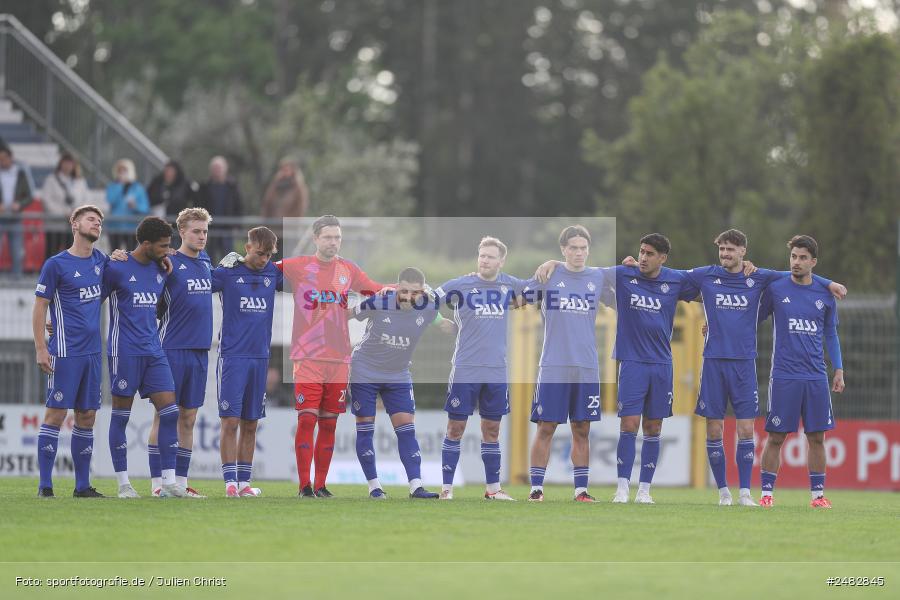 sport, action, Stadion am Schönbusch, SVA, SV Viktoria Aschaffenburg, Regionalliga Bayern, Fussball, FCS, BFV, Aschaffenburg, 31. Spieltag, 25.04.2025, 1. FC Schweinfurt 1905 - Bild-ID: 2482845