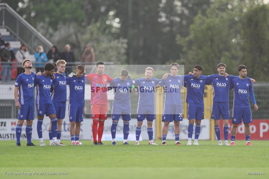 sport, action, Stadion am Schönbusch, SVA, SV Viktoria Aschaffenburg, Regionalliga Bayern, Fussball, FCS, BFV, Aschaffenburg, 31. Spieltag, 25.04.2025, 1. FC Schweinfurt 1905 - Bild-ID: 2482846