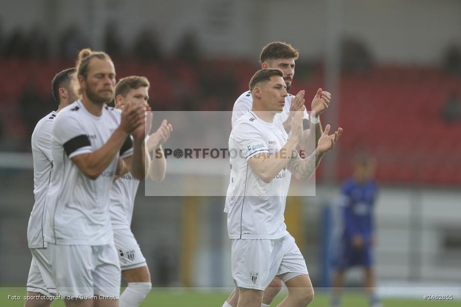 sport, action, Stadion am Schönbusch, SVA, SV Viktoria Aschaffenburg, Regionalliga Bayern, Fussball, FCS, BFV, Aschaffenburg, 31. Spieltag, 25.04.2025, 1. FC Schweinfurt 1905 - Bild-ID: 2482855