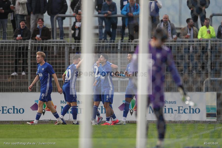 sport, action, Stadion am Schönbusch, SVA, SV Viktoria Aschaffenburg, Regionalliga Bayern, Fussball, FCS, BFV, Aschaffenburg, 31. Spieltag, 25.04.2025, 1. FC Schweinfurt 1905 - Bild-ID: 2482869