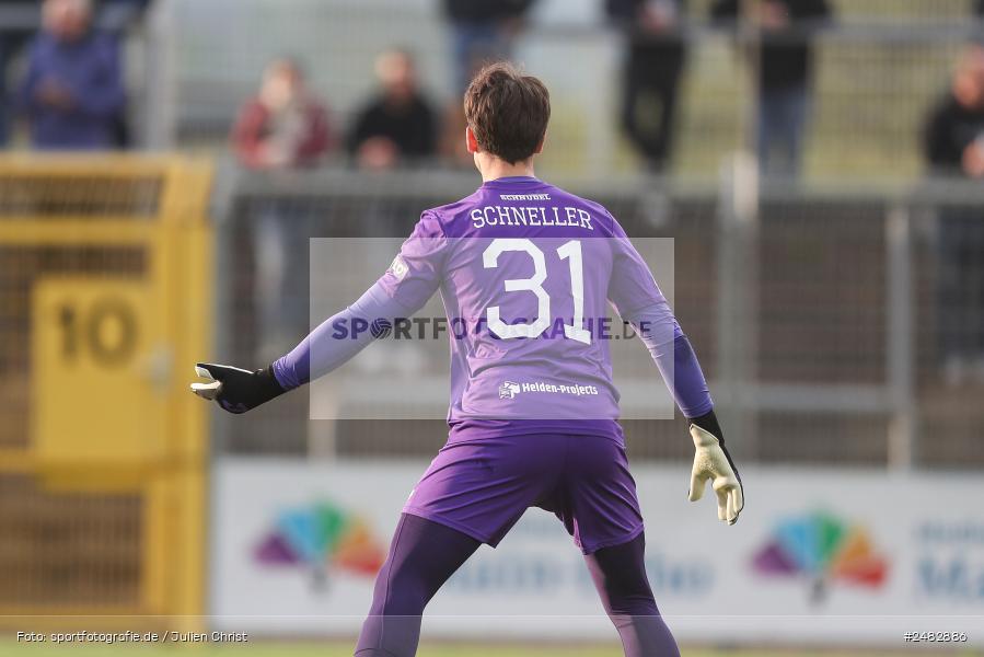 sport, action, Stadion am Schönbusch, SVA, SV Viktoria Aschaffenburg, Regionalliga Bayern, Fussball, FCS, BFV, Aschaffenburg, 31. Spieltag, 25.04.2025, 1. FC Schweinfurt 1905 - Bild-ID: 2482886