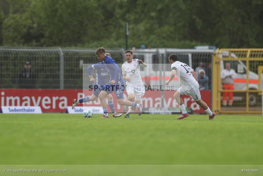 sport, action, Stadion am Schönbusch, SVA, SV Viktoria Aschaffenburg, Regionalliga Bayern, Fussball, FCS, BFV, Aschaffenburg, 31. Spieltag, 25.04.2025, 1. FC Schweinfurt 1905 - Bild-ID: 2482899