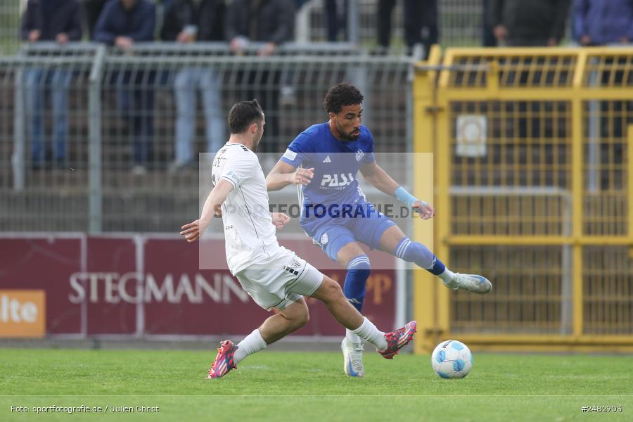 sport, action, Stadion am Schönbusch, SVA, SV Viktoria Aschaffenburg, Regionalliga Bayern, Fussball, FCS, BFV, Aschaffenburg, 31. Spieltag, 25.04.2025, 1. FC Schweinfurt 1905 - Bild-ID: 2482903