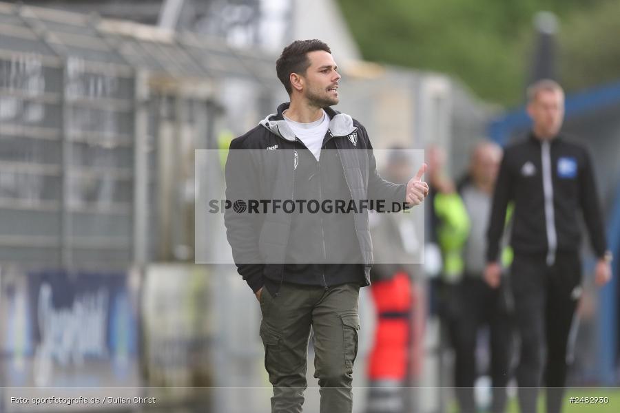 sport, action, Stadion am Schönbusch, SVA, SV Viktoria Aschaffenburg, Regionalliga Bayern, Fussball, FCS, BFV, Aschaffenburg, 31. Spieltag, 25.04.2025, 1. FC Schweinfurt 1905 - Bild-ID: 2482930