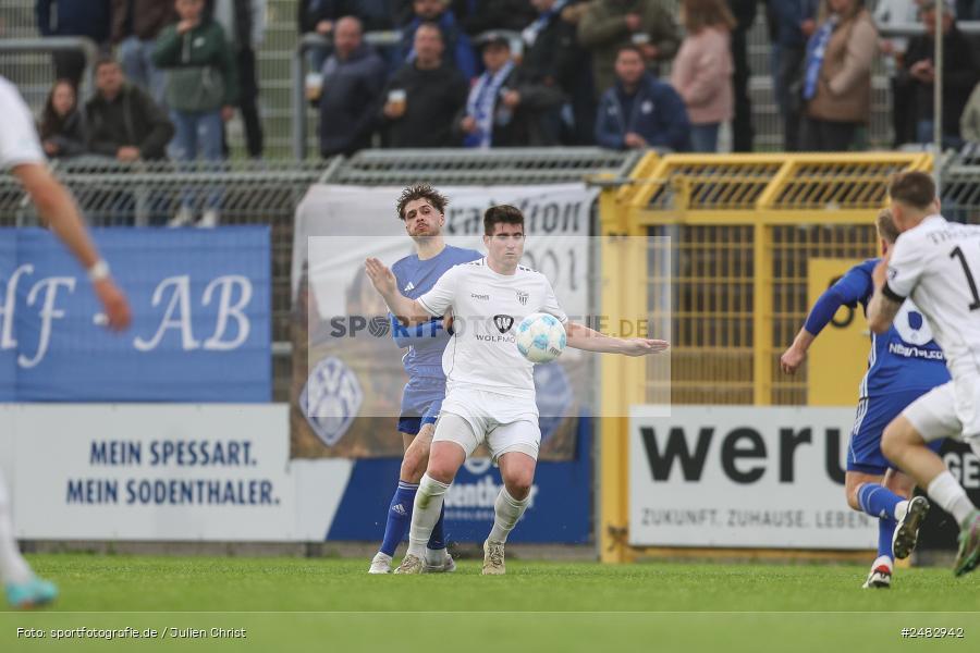 sport, action, Stadion am Schönbusch, SVA, SV Viktoria Aschaffenburg, Regionalliga Bayern, Fussball, FCS, BFV, Aschaffenburg, 31. Spieltag, 25.04.2025, 1. FC Schweinfurt 1905 - Bild-ID: 2482942