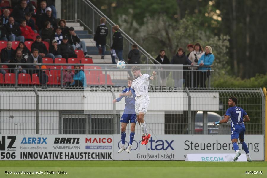 sport, action, Stadion am Schönbusch, SVA, SV Viktoria Aschaffenburg, Regionalliga Bayern, Fussball, FCS, BFV, Aschaffenburg, 31. Spieltag, 25.04.2025, 1. FC Schweinfurt 1905 - Bild-ID: 2482948