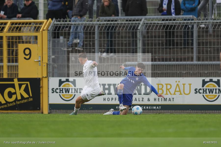 sport, action, Stadion am Schönbusch, SVA, SV Viktoria Aschaffenburg, Regionalliga Bayern, Fussball, FCS, BFV, Aschaffenburg, 31. Spieltag, 25.04.2025, 1. FC Schweinfurt 1905 - Bild-ID: 2482955