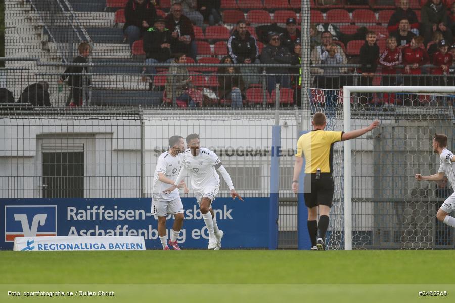 sport, action, Stadion am Schönbusch, SVA, SV Viktoria Aschaffenburg, Regionalliga Bayern, Fussball, FCS, BFV, Aschaffenburg, 31. Spieltag, 25.04.2025, 1. FC Schweinfurt 1905 - Bild-ID: 2482965