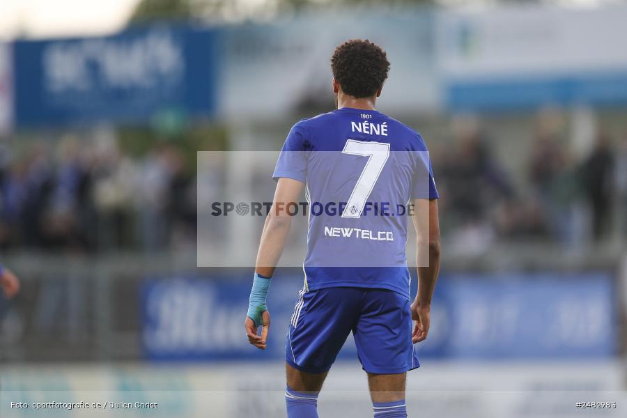 sport, action, Stadion am Schönbusch, SVA, SV Viktoria Aschaffenburg, Regionalliga Bayern, Fussball, FCS, BFV, Aschaffenburg, 31. Spieltag, 25.04.2025, 1. FC Schweinfurt 1905 - Bild-ID: 2482983