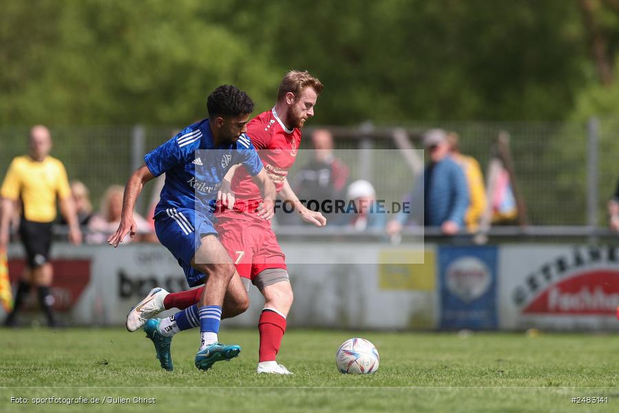 sport, action, TSV Lohr, Sportgelände, SpVgg Hösbach-Bahnhof, Lohr am Main, LOH, HBF, Fussball, Bezirksliga Unterfranken West, BFV, 27. Spieltag, 26.04.2025 - Bild-ID: 2483141