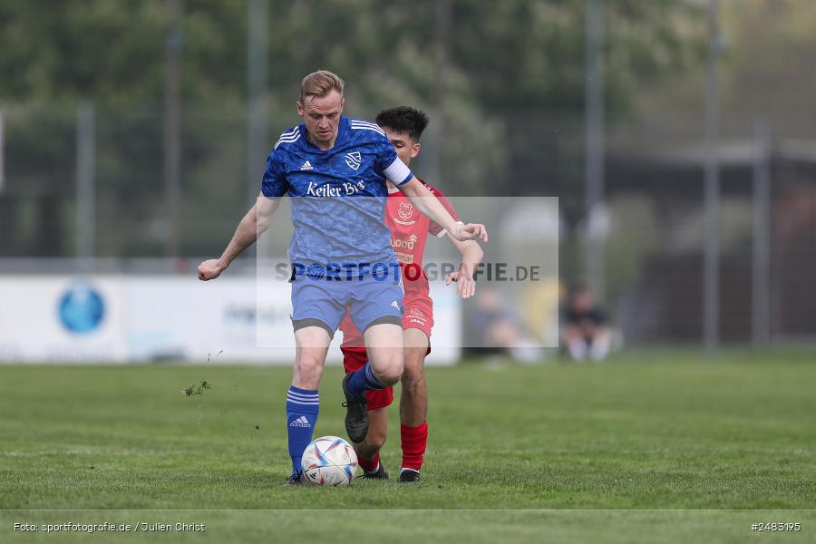 sport, action, TSV Lohr, Sportgelände, SpVgg Hösbach-Bahnhof, Lohr am Main, LOH, HBF, Fussball, Bezirksliga Unterfranken West, BFV, 27. Spieltag, 26.04.2025 - Bild-ID: 2483195