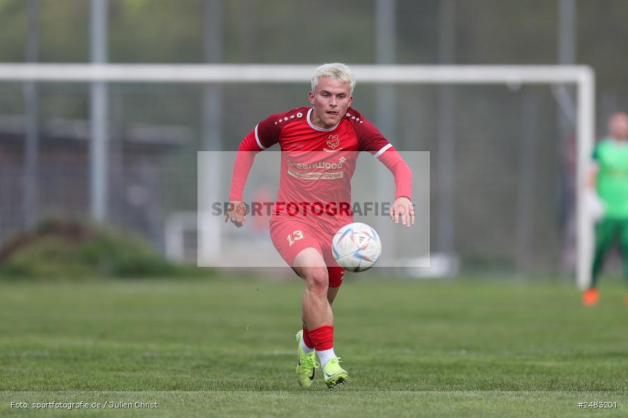 sport, action, TSV Lohr, Sportgelände, SpVgg Hösbach-Bahnhof, Lohr am Main, LOH, HBF, Fussball, Bezirksliga Unterfranken West, BFV, 27. Spieltag, 26.04.2025 - Bild-ID: 2483201