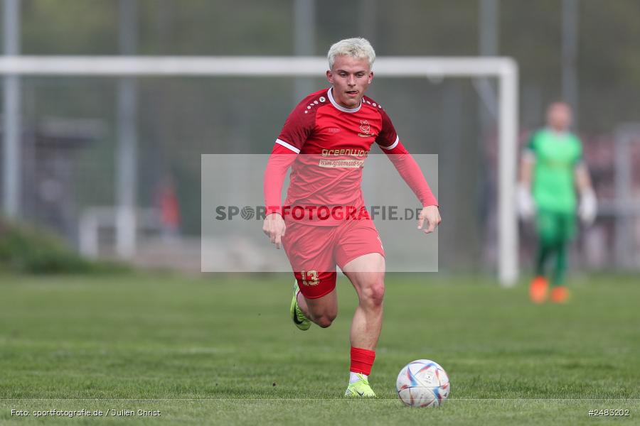 sport, action, TSV Lohr, Sportgelände, SpVgg Hösbach-Bahnhof, Lohr am Main, LOH, HBF, Fussball, Bezirksliga Unterfranken West, BFV, 27. Spieltag, 26.04.2025 - Bild-ID: 2483202