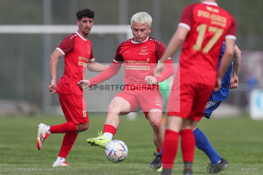sport, action, TSV Lohr, Sportgelände, SpVgg Hösbach-Bahnhof, Lohr am Main, LOH, HBF, Fussball, Bezirksliga Unterfranken West, BFV, 27. Spieltag, 26.04.2025 - Bild-ID: 2483203
