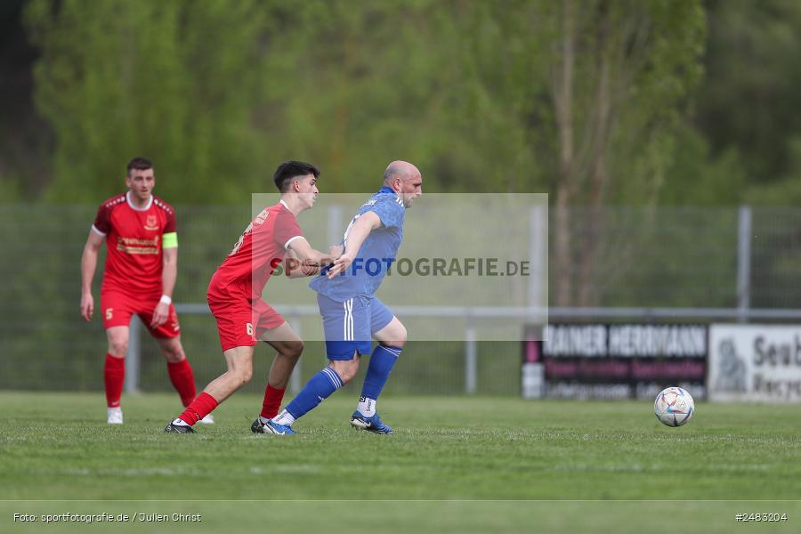 sport, action, TSV Lohr, Sportgelände, SpVgg Hösbach-Bahnhof, Lohr am Main, LOH, HBF, Fussball, Bezirksliga Unterfranken West, BFV, 27. Spieltag, 26.04.2025 - Bild-ID: 2483204