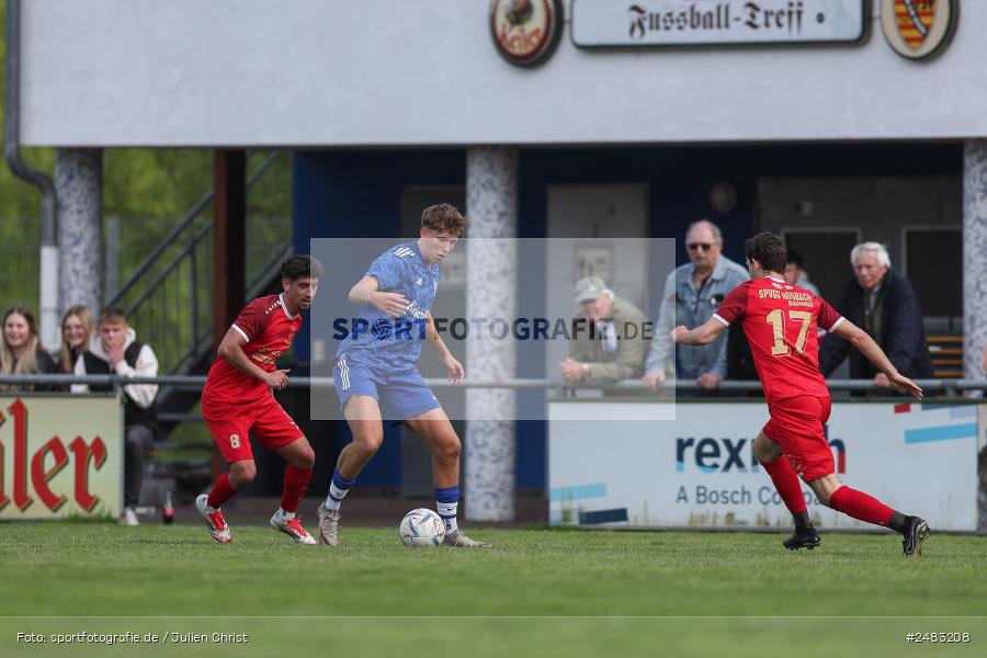 sport, action, TSV Lohr, Sportgelände, SpVgg Hösbach-Bahnhof, Lohr am Main, LOH, HBF, Fussball, Bezirksliga Unterfranken West, BFV, 27. Spieltag, 26.04.2025 - Bild-ID: 2483208