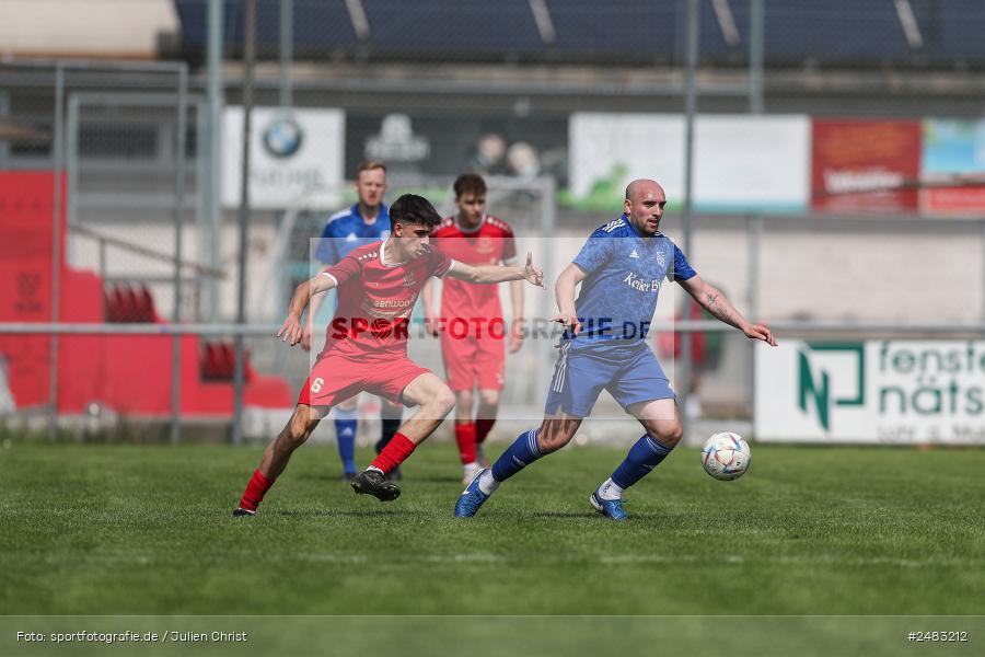 sport, action, TSV Lohr, Sportgelände, SpVgg Hösbach-Bahnhof, Lohr am Main, LOH, HBF, Fussball, Bezirksliga Unterfranken West, BFV, 27. Spieltag, 26.04.2025 - Bild-ID: 2483212