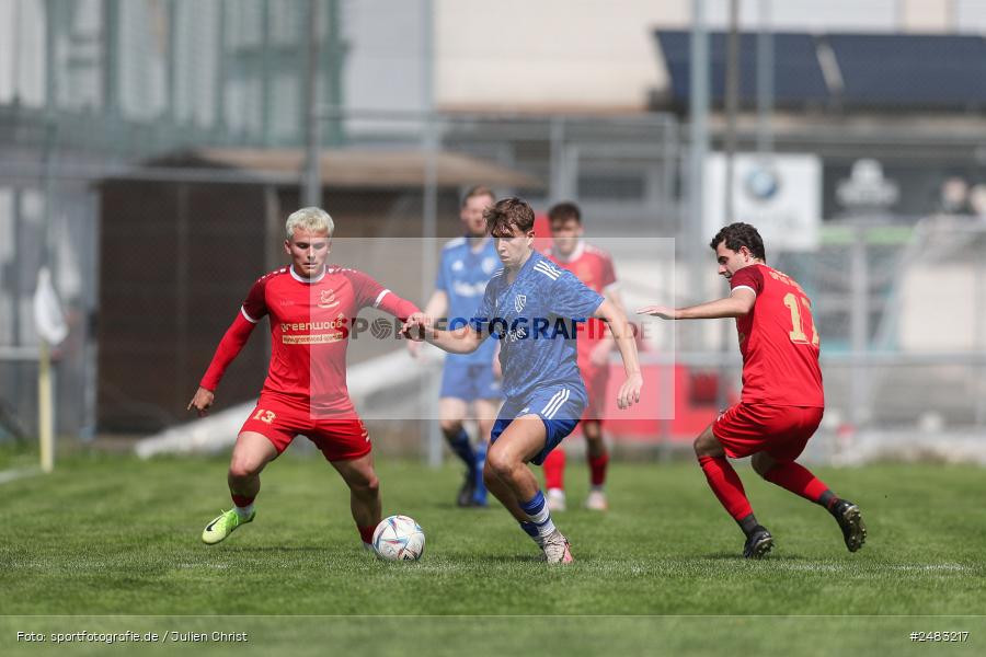 sport, action, TSV Lohr, Sportgelände, SpVgg Hösbach-Bahnhof, Lohr am Main, LOH, HBF, Fussball, Bezirksliga Unterfranken West, BFV, 27. Spieltag, 26.04.2025 - Bild-ID: 2483217