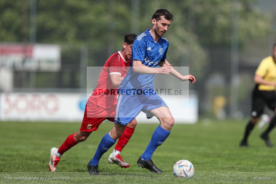 sport, action, TSV Lohr, Sportgelände, SpVgg Hösbach-Bahnhof, Lohr am Main, LOH, HBF, Fussball, Bezirksliga Unterfranken West, BFV, 27. Spieltag, 26.04.2025 - Bild-ID: 2483223