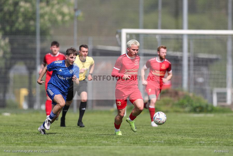 sport, action, TSV Lohr, Sportgelände, SpVgg Hösbach-Bahnhof, Lohr am Main, LOH, HBF, Fussball, Bezirksliga Unterfranken West, BFV, 27. Spieltag, 26.04.2025 - Bild-ID: 2483232