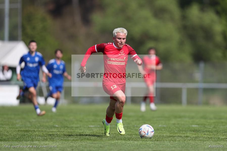 sport, action, TSV Lohr, Sportgelände, SpVgg Hösbach-Bahnhof, Lohr am Main, LOH, HBF, Fussball, Bezirksliga Unterfranken West, BFV, 27. Spieltag, 26.04.2025 - Bild-ID: 2483235