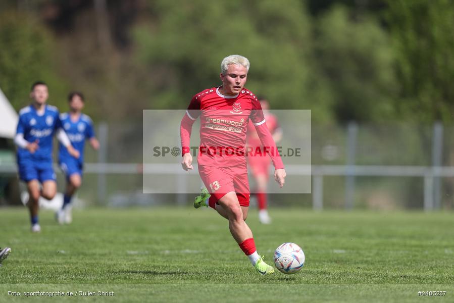 sport, action, TSV Lohr, Sportgelände, SpVgg Hösbach-Bahnhof, Lohr am Main, LOH, HBF, Fussball, Bezirksliga Unterfranken West, BFV, 27. Spieltag, 26.04.2025 - Bild-ID: 2483237