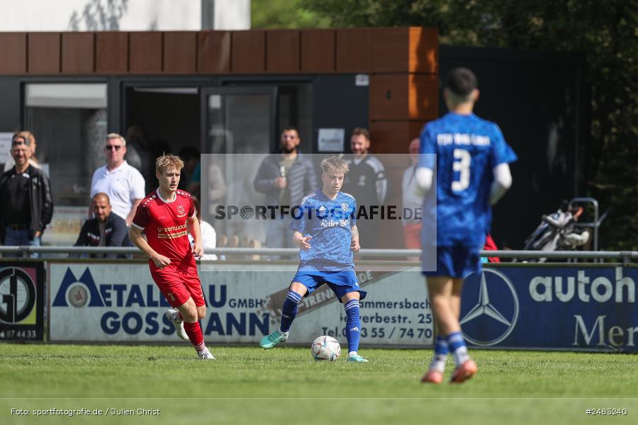 sport, action, TSV Lohr, Sportgelände, SpVgg Hösbach-Bahnhof, Lohr am Main, LOH, HBF, Fussball, Bezirksliga Unterfranken West, BFV, 27. Spieltag, 26.04.2025 - Bild-ID: 2483240