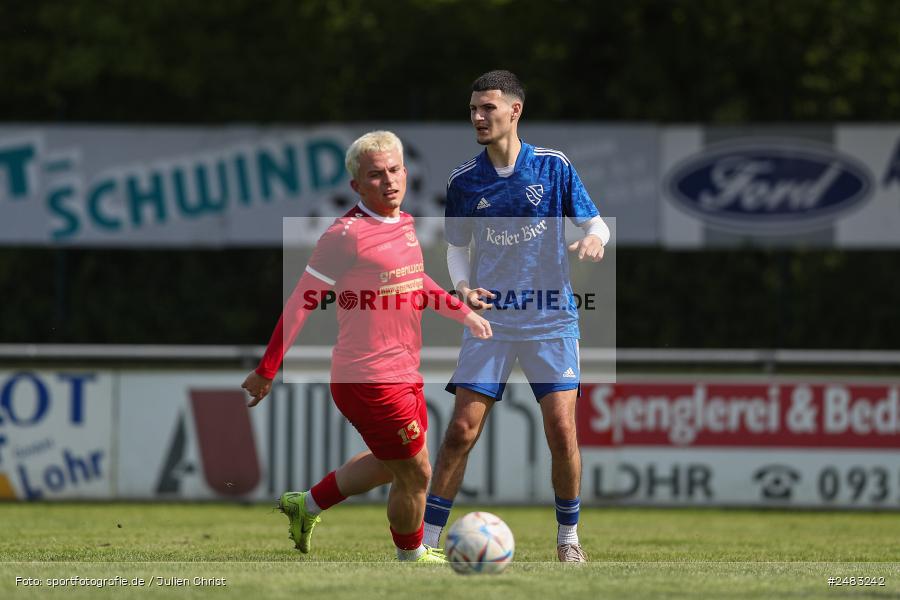 sport, action, TSV Lohr, Sportgelände, SpVgg Hösbach-Bahnhof, Lohr am Main, LOH, HBF, Fussball, Bezirksliga Unterfranken West, BFV, 27. Spieltag, 26.04.2025 - Bild-ID: 2483242