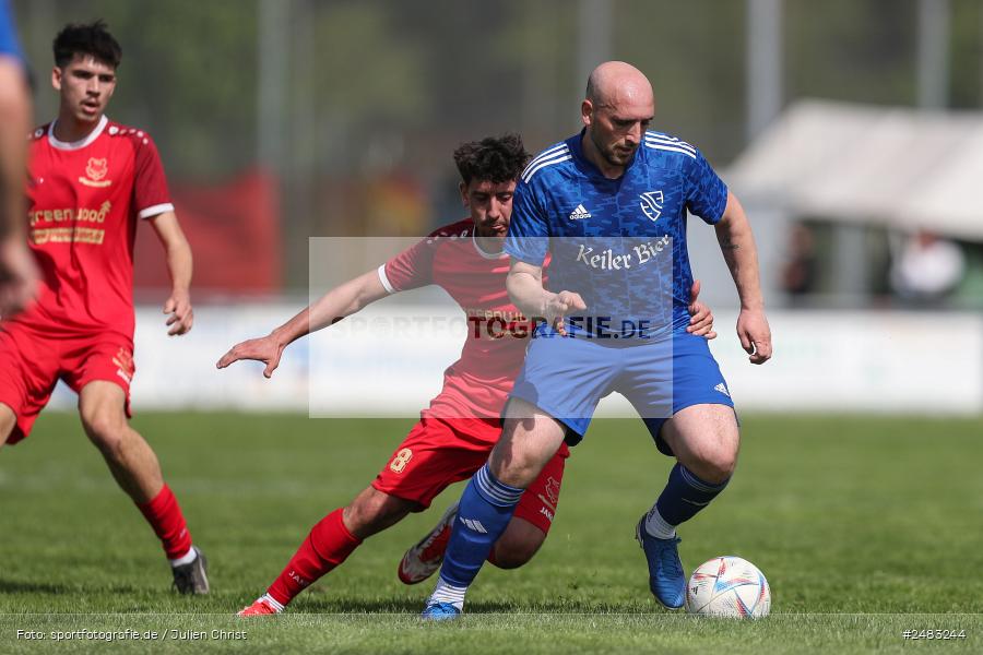 sport, action, TSV Lohr, Sportgelände, SpVgg Hösbach-Bahnhof, Lohr am Main, LOH, HBF, Fussball, Bezirksliga Unterfranken West, BFV, 27. Spieltag, 26.04.2025 - Bild-ID: 2483244