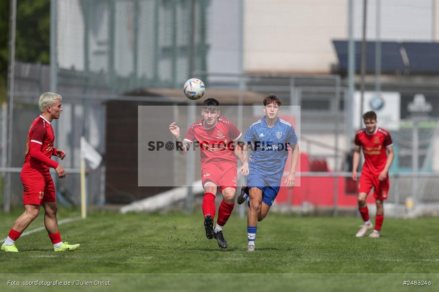 sport, action, TSV Lohr, Sportgelände, SpVgg Hösbach-Bahnhof, Lohr am Main, LOH, HBF, Fussball, Bezirksliga Unterfranken West, BFV, 27. Spieltag, 26.04.2025 - Bild-ID: 2483246