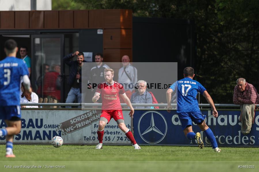 sport, action, TSV Lohr, Sportgelände, SpVgg Hösbach-Bahnhof, Lohr am Main, LOH, HBF, Fussball, Bezirksliga Unterfranken West, BFV, 27. Spieltag, 26.04.2025 - Bild-ID: 2483252