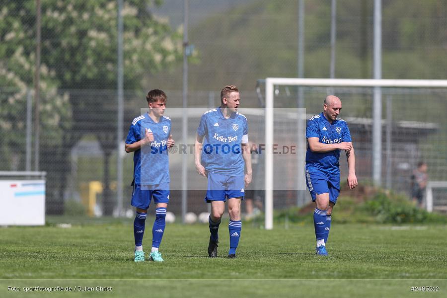 sport, action, TSV Lohr, Sportgelände, SpVgg Hösbach-Bahnhof, Lohr am Main, LOH, HBF, Fussball, Bezirksliga Unterfranken West, BFV, 27. Spieltag, 26.04.2025 - Bild-ID: 2483262