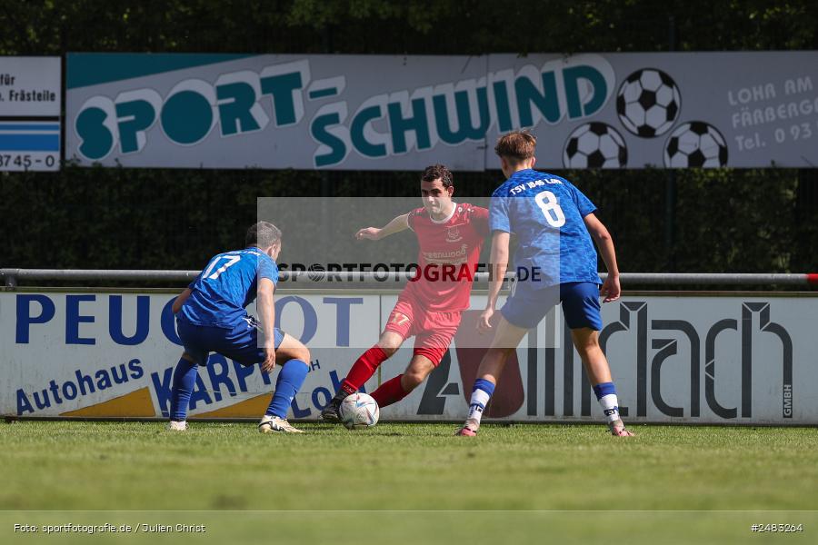 sport, action, TSV Lohr, Sportgelände, SpVgg Hösbach-Bahnhof, Lohr am Main, LOH, HBF, Fussball, Bezirksliga Unterfranken West, BFV, 27. Spieltag, 26.04.2025 - Bild-ID: 2483264