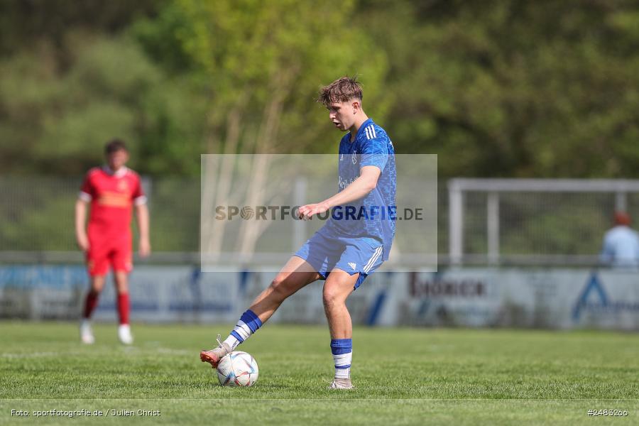 sport, action, TSV Lohr, Sportgelände, SpVgg Hösbach-Bahnhof, Lohr am Main, LOH, HBF, Fussball, Bezirksliga Unterfranken West, BFV, 27. Spieltag, 26.04.2025 - Bild-ID: 2483266