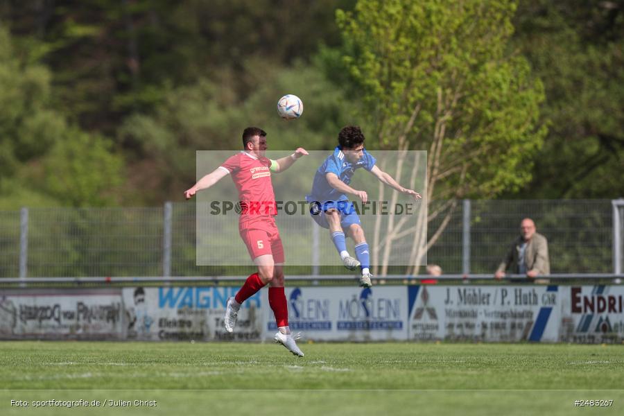 sport, action, TSV Lohr, Sportgelände, SpVgg Hösbach-Bahnhof, Lohr am Main, LOH, HBF, Fussball, Bezirksliga Unterfranken West, BFV, 27. Spieltag, 26.04.2025 - Bild-ID: 2483267