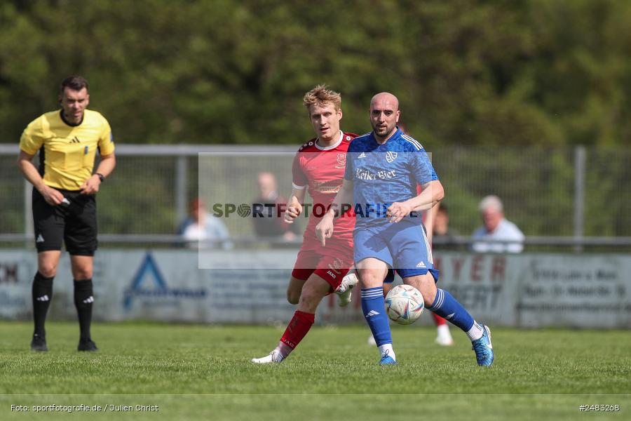 sport, action, TSV Lohr, Sportgelände, SpVgg Hösbach-Bahnhof, Lohr am Main, LOH, HBF, Fussball, Bezirksliga Unterfranken West, BFV, 27. Spieltag, 26.04.2025 - Bild-ID: 2483268