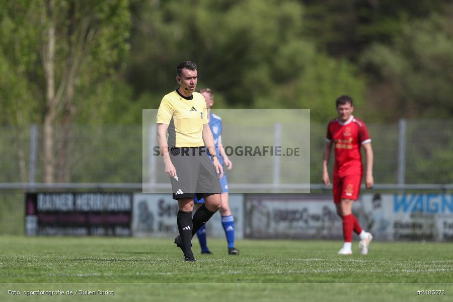 sport, action, TSV Lohr, Sportgelände, SpVgg Hösbach-Bahnhof, Lohr am Main, LOH, HBF, Fussball, Bezirksliga Unterfranken West, BFV, 27. Spieltag, 26.04.2025 - Bild-ID: 2483272