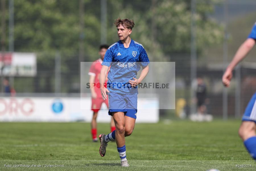 sport, action, TSV Lohr, Sportgelände, SpVgg Hösbach-Bahnhof, Lohr am Main, LOH, HBF, Fussball, Bezirksliga Unterfranken West, BFV, 27. Spieltag, 26.04.2025 - Bild-ID: 2483274